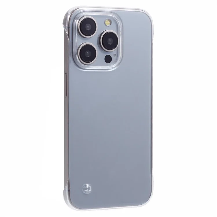 For iPhone 14 Pro Max Case Transparent PC Borderless Phone Cover