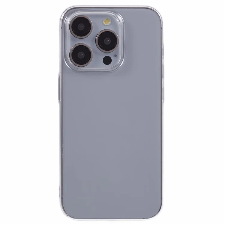 Прозрачный жесткий пластиковый чехол для iPhone 14 Pro, защитный чехол для телефона (точные вырезы для объектива)