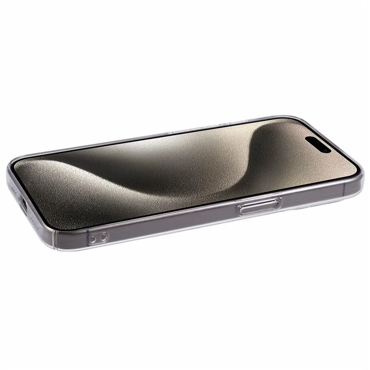 Прозрачный жесткий пластиковый чехол для iPhone 14 Pro, защитный чехол для телефона (точные вырезы для объектива)