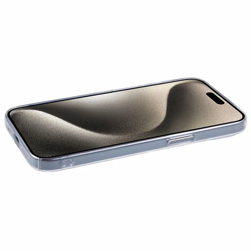 For iPhone 15 Plus Case Clear PC Shockproof Phone Cover