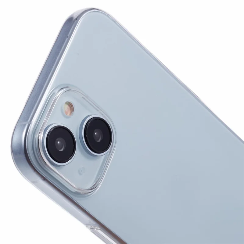 For iPhone 15 Plus Case Clear PC Shockproof Phone Cover