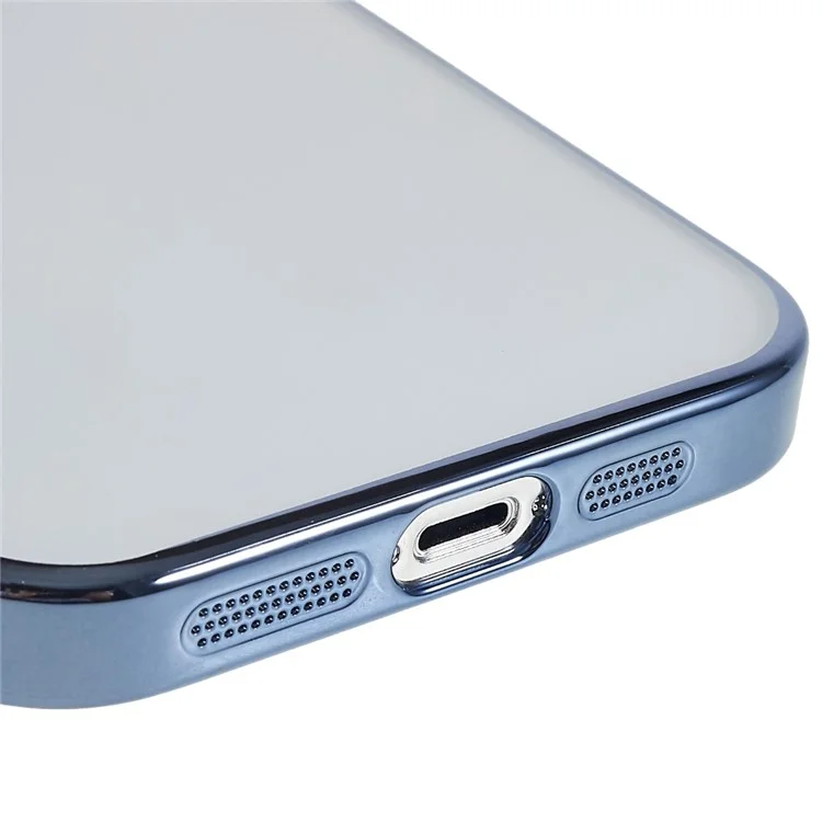 Étui TPU+PC X-LEVEL pour iPhone 13 Pro Max Couverture de caméra électroplaquée Intégrée Étui de téléphone - Bleu