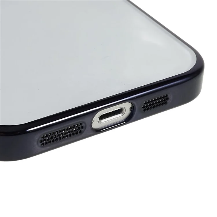 X-LEVEL TPU+PC Hülle für iPhone 13 Electroplating Cover Kameralinsenfilm integrierte Handyhülle - Schwarz