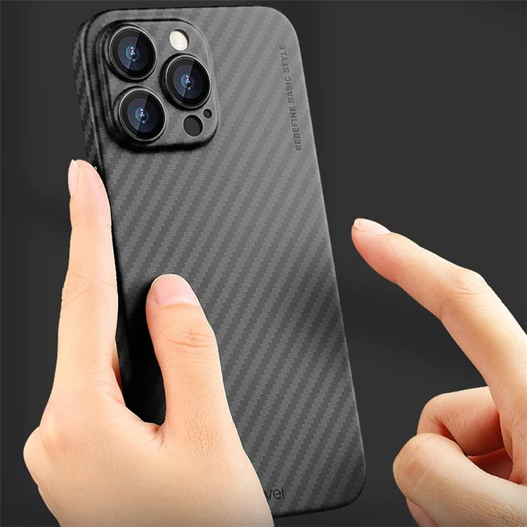 X-LEVEL Per iPhone 12 Pro Max Case Hard PC Minimalist Phone Cover Carbon Fiber Texture