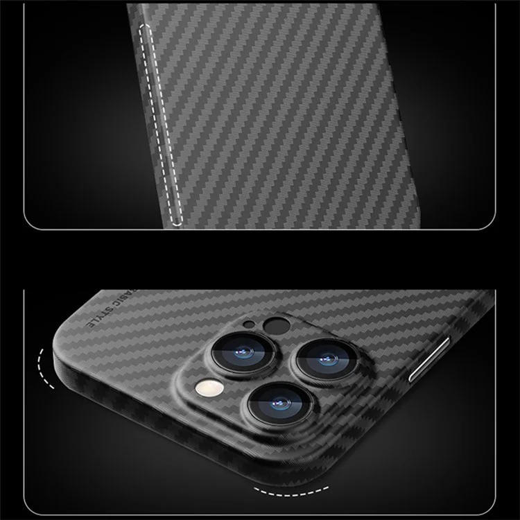 X-LEVEL Per iPhone 12 Pro Max Case Hard PC Minimalist Phone Cover Carbon Fiber Texture
