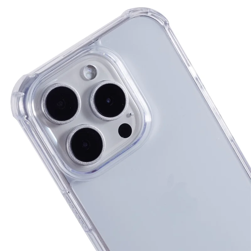 Für iPhone 16 Pro Case Acrylic+TPU Phone Case Four Corner Verstärkt