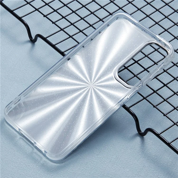 For Samsung Galaxy A35 5G Case Floral Aesthetic PC+TPU Phone Cover Electroplating Laser - AH1
