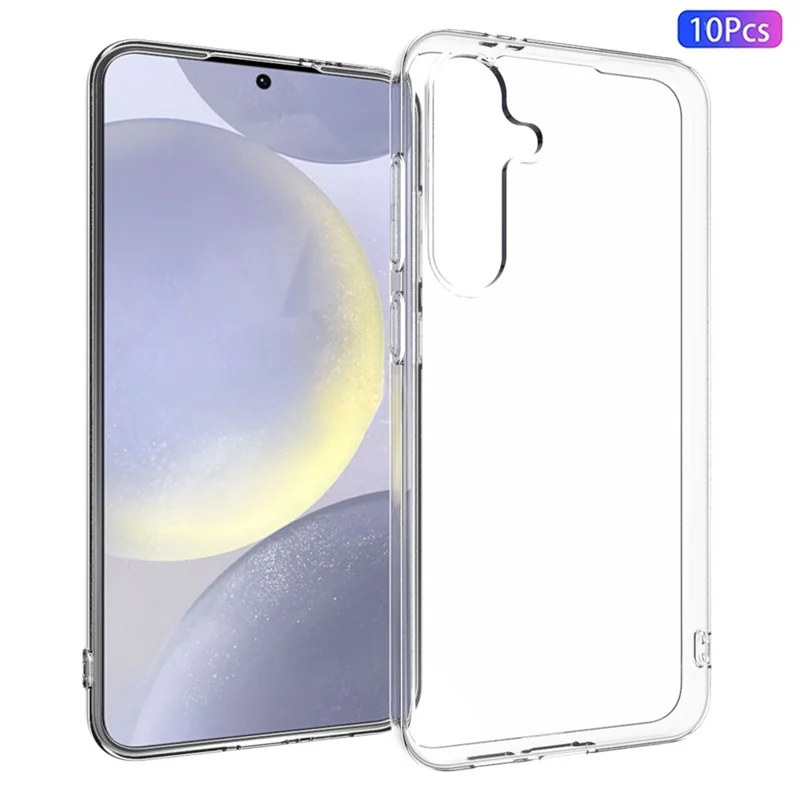 Bulk Purchasing 10Pcs / Pack For Samsung Galaxy S24 FE Case TPU Phone Cover Watermark Resistant, Crystal Clear