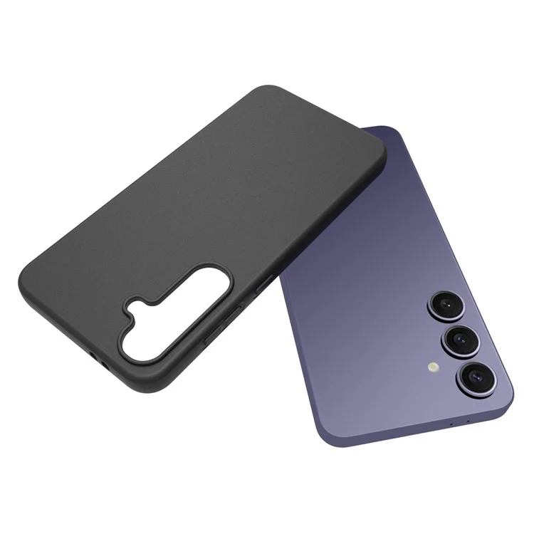 10 Stück / Packung für Samsung Galaxy S24 FE Case TPU Frosted Back Phone Cover, Anti-Fingerprint - Schwarz