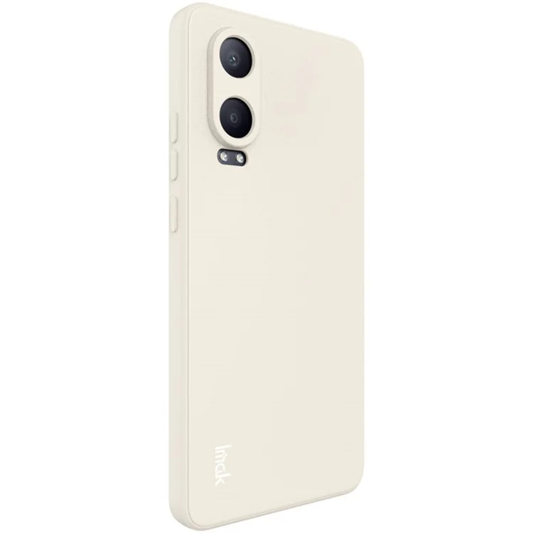IMAK UC-4 Serie für OnePlus Nord CE4 Lite 5G / Oppo K12x 5G (China) Gehäuse TPU Telefonabdeckung Gerade Kanten Präzise Ausschnitte - Weiß