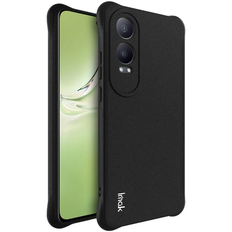 IMAK For OnePlus Nord CE4 Lite 5G / Oppo K12x 5G (China) Case Airbag Protection Anti-Drop TPU Phone Cover - Black