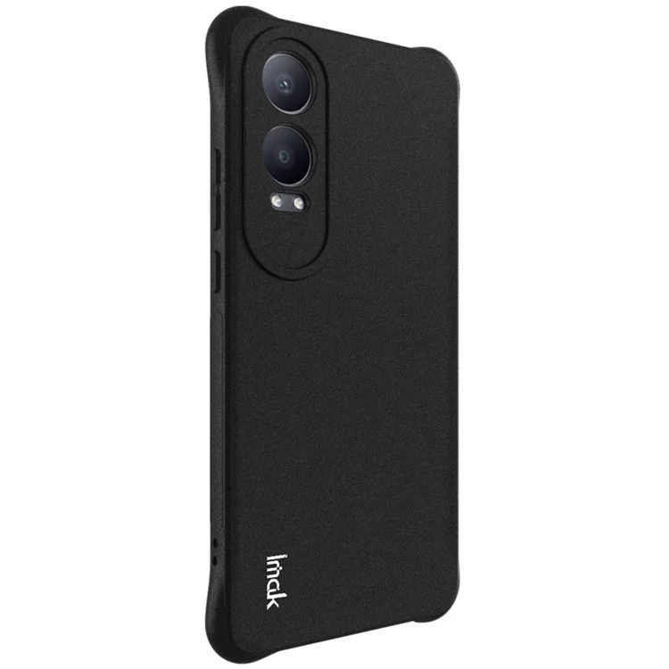IMAK For OnePlus Nord CE4 Lite 5G / Oppo K12x 5G (China) Case Airbag Protection Anti-Drop TPU Phone Cover - Black