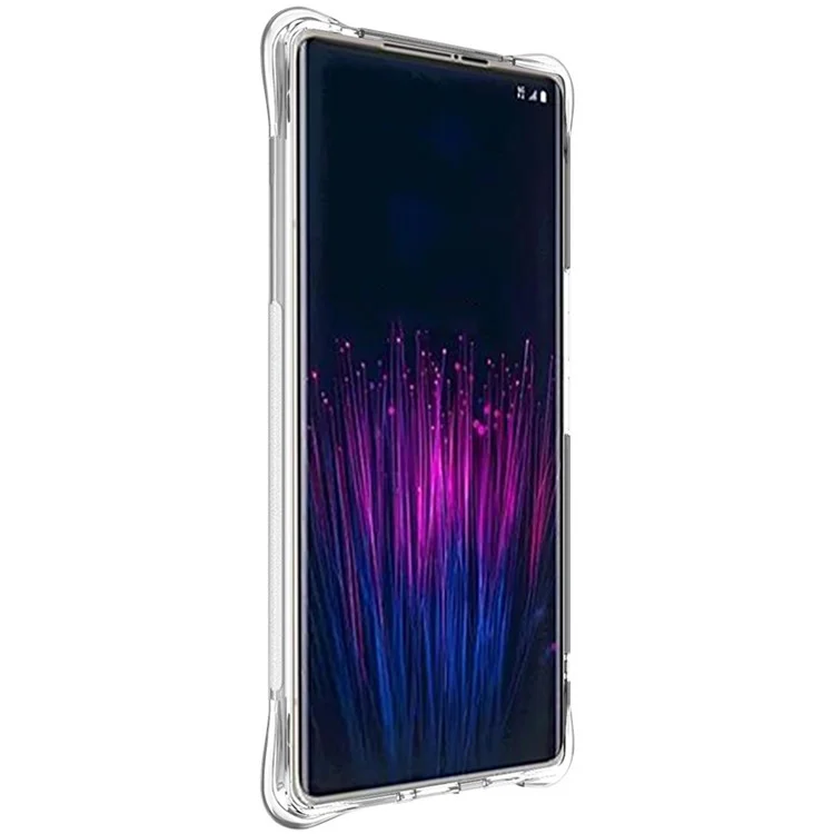 IMAK For HTC U24 Pro 5G Case Four Corners Airbag Soft TPU Phone Cover - Transparent