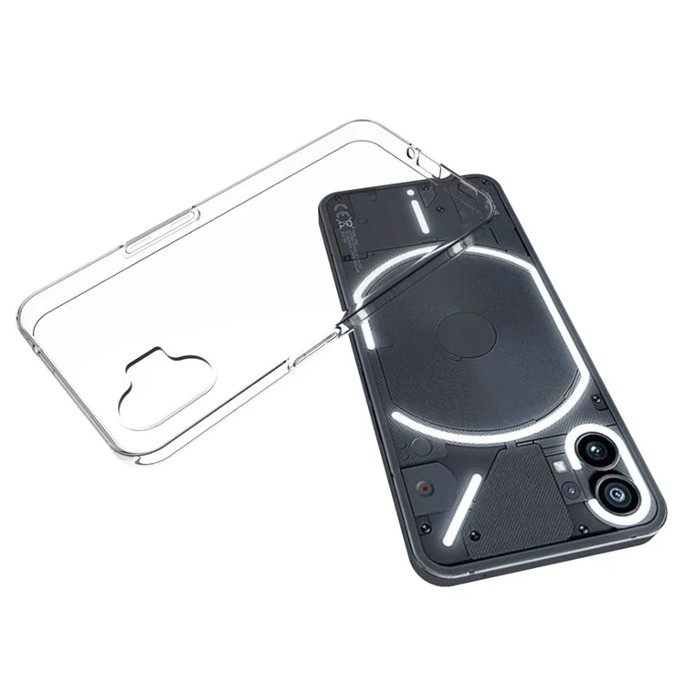 10Pcs / Pack For Nothing phone (1) 5G Transparent TPU Phone Case Inner Watermark-Free Anti-fall Lightweight Phone Cover