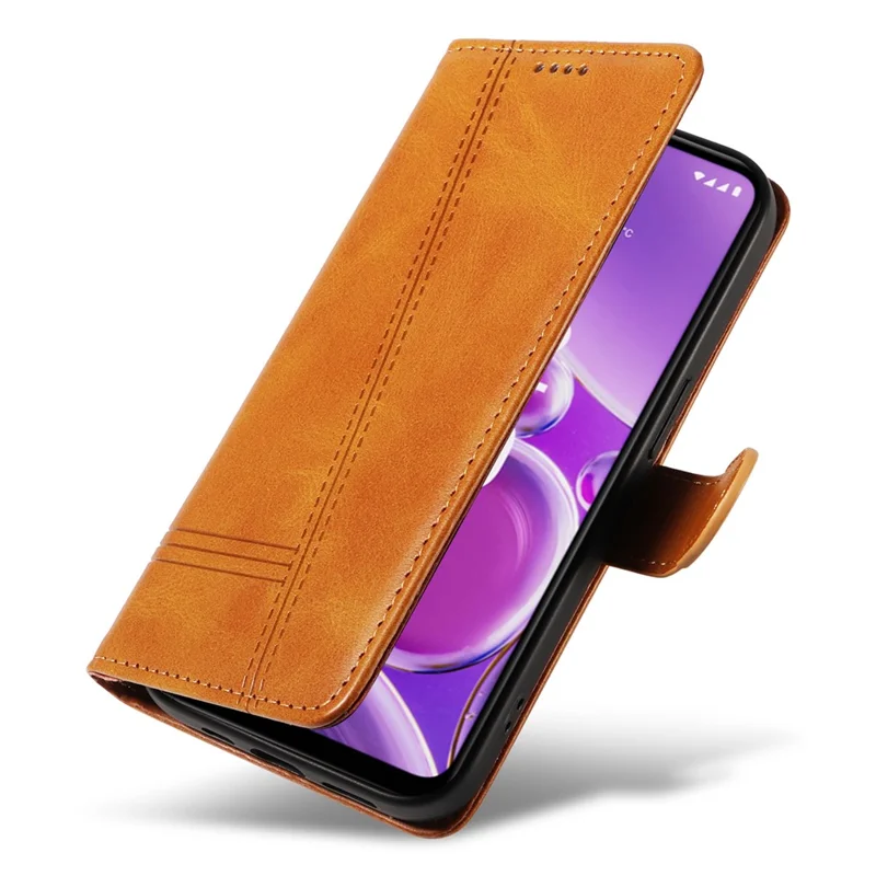 For Nokia G42 Case with Card Holder Wallet PU Leather Flip Phone Cover - Yellow