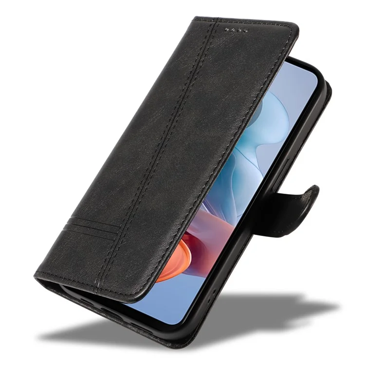Para Motorola Moto G45 5G / G34 5G Funda Cartera de Piel sintética con Soporte y Visualización - Negro