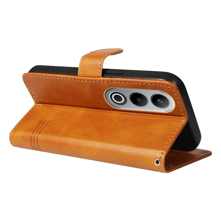 For OnePlus Ace 3V 5G Case Wallet PU Leather Cell Phone Cover Magnetic Closure - Yellow