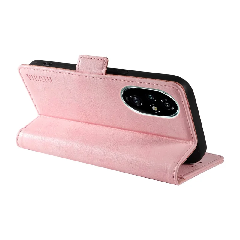 YIKATU YK-007 Pour Honor 200 Pro 5G Étui de téléphone portefeuille en cuir PU anti-rayures - Rose