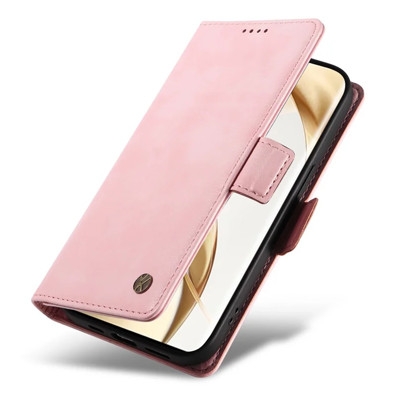 YIKATU YK-007 Pour Honor 200 Pro 5G Étui de téléphone portefeuille en cuir PU anti-rayures - Rose