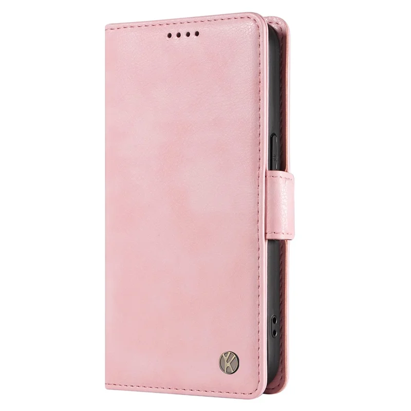 YIKATU YK-007 Pour Honor 200 Pro 5G Étui de téléphone portefeuille en cuir PU anti-rayures - Rose