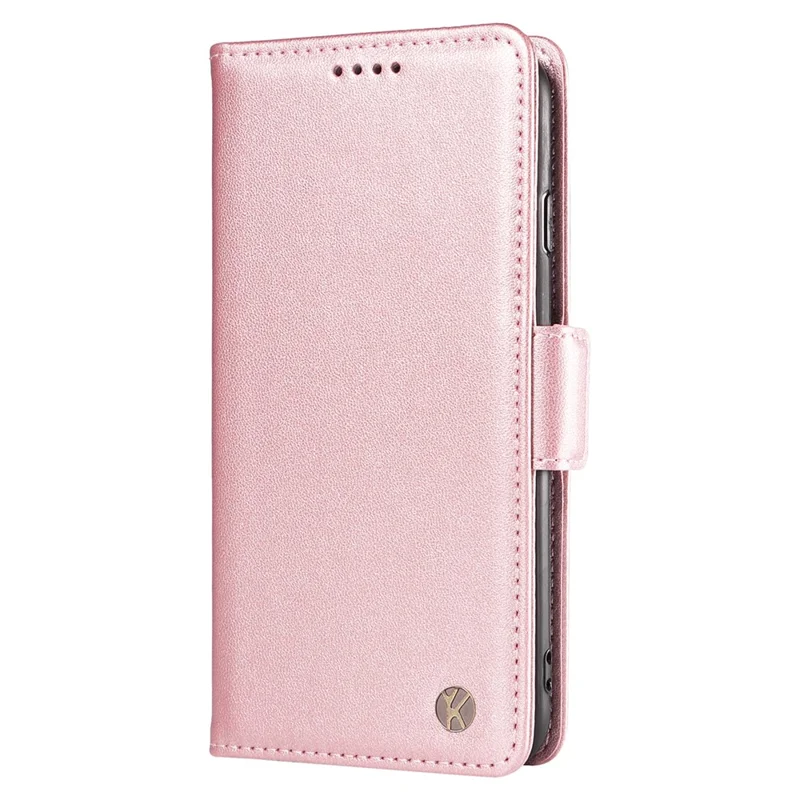 YIKATU YK-003 For Honor 200 Pro 5G Case PU Leather Phone Wallet Cover - Rose Gold