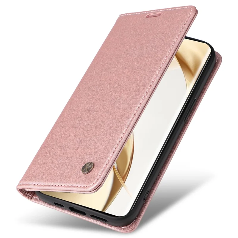 YIKATU YK-001 For Honor 200 Pro 5G PU Leather Wallet Stand Case Anti-Drop Cell Phone Cover - Rose Gold