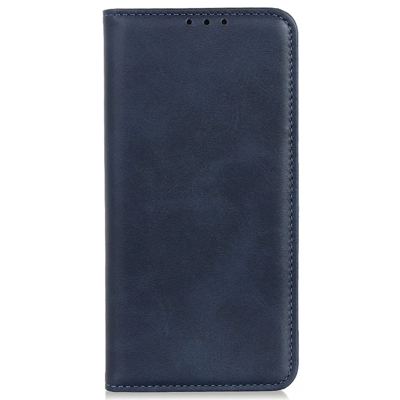 For Motorola Moto G85 5G / S50 Neo 5G Case Cowhide Texture Split Leather Stand Phone Cover - Blue