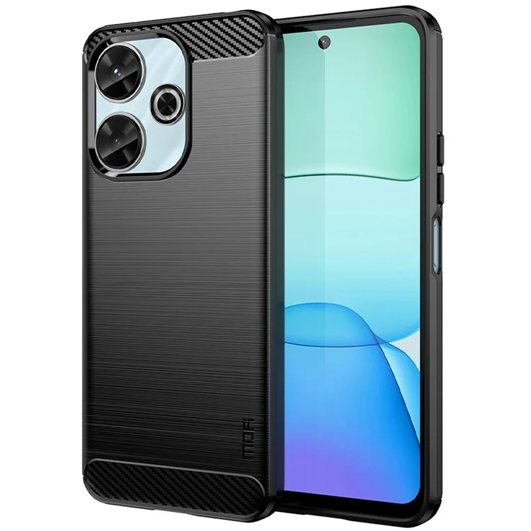 MOFI JK TPU Series-1 para Xiaomi Redmi 13 5G / 13 4G / Redmi Note 13R 5G Funda de TPU para teléfono - Negro