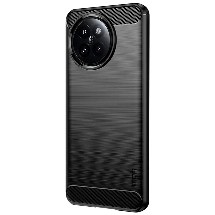 MOFI JK TPU Serie-1 para Xiaomi Civi 4 Pro 5G / 14 Civi 5G Funda Carcasa de TPU Cepillado - Negro