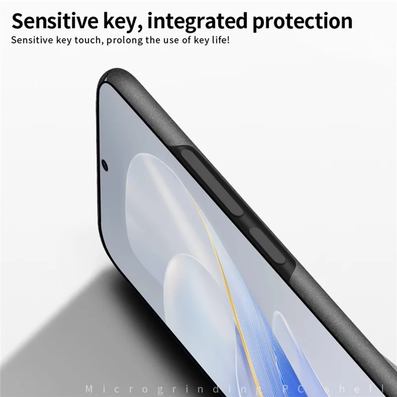 MOFI Shield Matte Series для vivo S19 Pro 5G Чехол Противоударный PC Hard Phone Cover - Черный