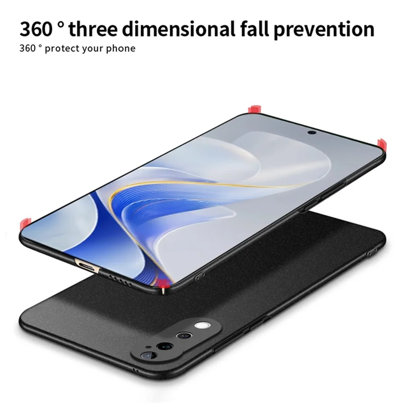 MOFI Shield Matte Series для vivo S19 Pro 5G Чехол Противоударный PC Hard Phone Cover - Черный