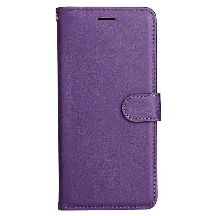 Чехол-флип для Samsung Galaxy S24 FE KT Leather Series-2, чехол-подставка, 2 слота для карт - фиолетовый