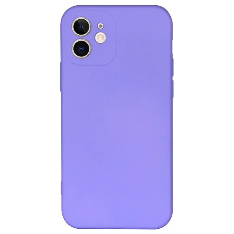 Para iPhone 11 de 6,1 pulgadas Casos resistentes a los golpes 2.2mm TPU + Forro suave Funda protectora para teléfono Funda delgada - Púrpura