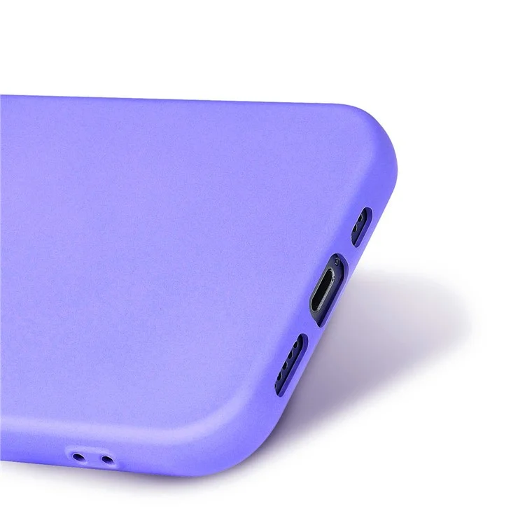 Para iPhone 11 de 6,1 pulgadas Casos resistentes a los golpes 2.2mm TPU + Forro suave Funda protectora para teléfono Funda delgada - Púrpura