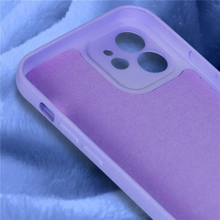 Para iPhone 11 de 6,1 pulgadas Casos resistentes a los golpes 2.2mm TPU + Forro suave Funda protectora para teléfono Funda delgada - Púrpura