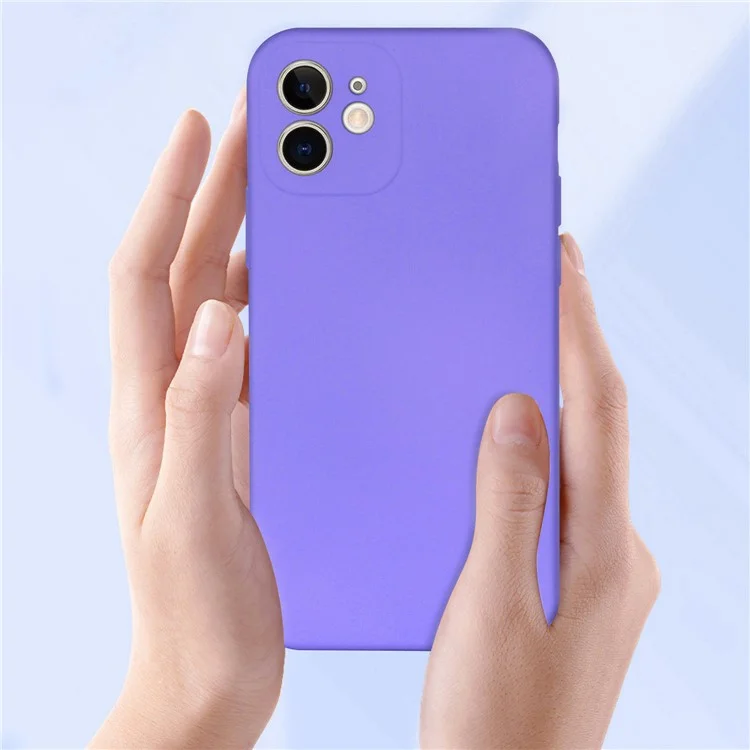 Para iPhone 11 de 6,1 pulgadas Casos resistentes a los golpes 2.2mm TPU + Forro suave Funda protectora para teléfono Funda delgada - Púrpura