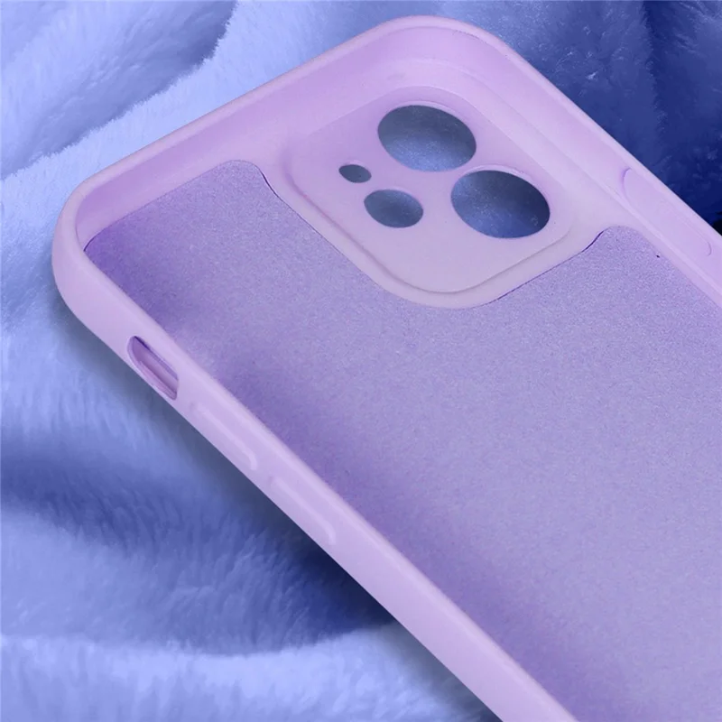 For iPhone 11 6.1 inch Shockproof Cases 2.2mm TPU +Soft Lining Phone Cover Protective Slim Case - Black