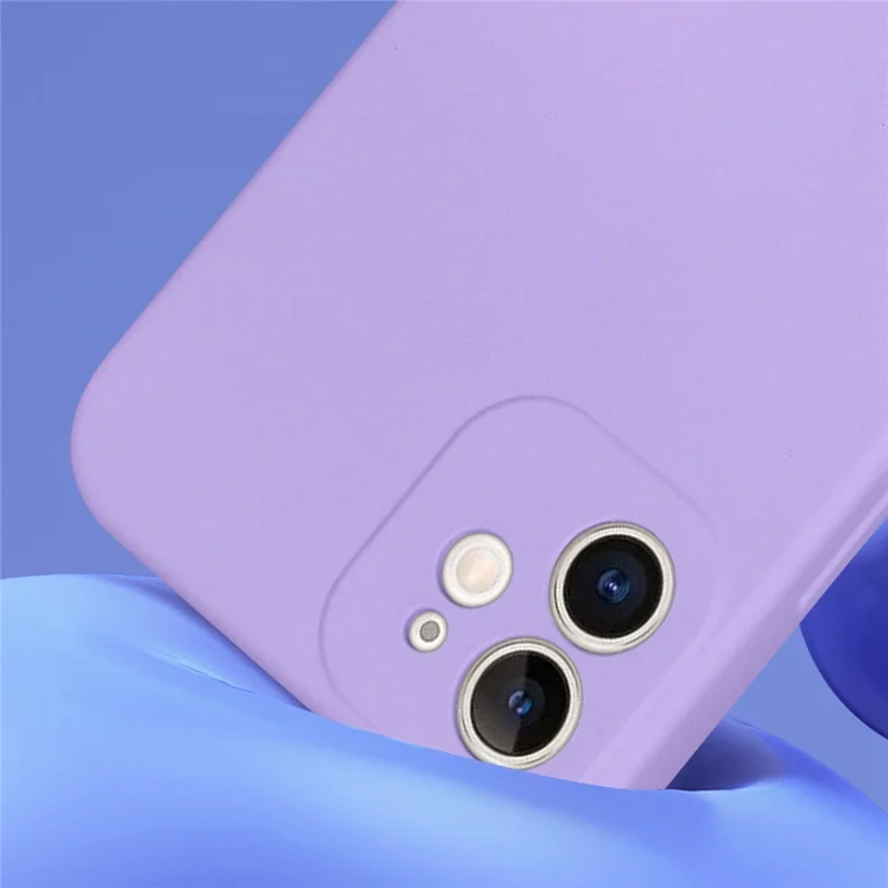 For iPhone 11 6.1 inch Shockproof Cases 2.2mm TPU +Soft Lining Phone Cover Protective Slim Case - Black