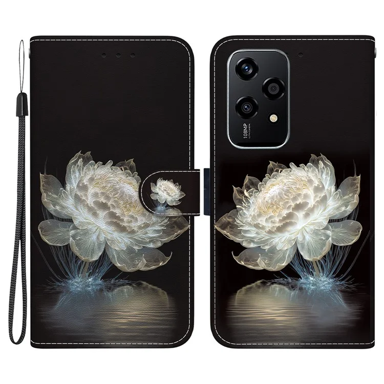 For Honor 200 Lite Stand Case Pattern Print Leather Wallet Phone Cover - Crystal Peony

Für Honor 200 Lite Stand Case Muster Druck Leder Brieftasche Handyhülle - Crystal Peony