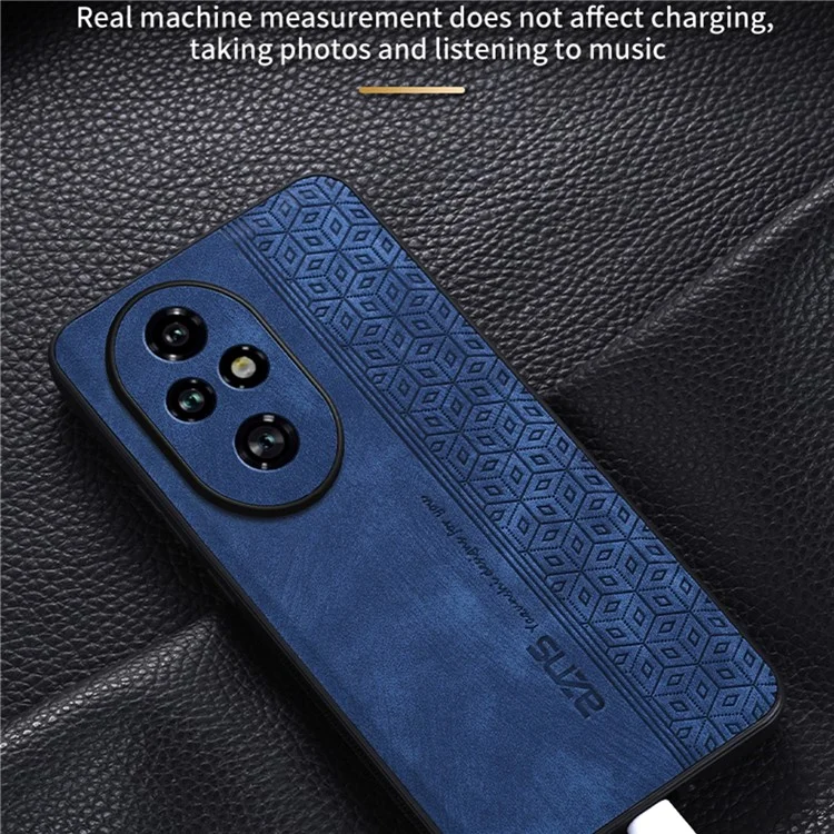 AZNS For Honor 200 5G Capa à Prova de Choque Anti-Queda PU+TPU - Marrom