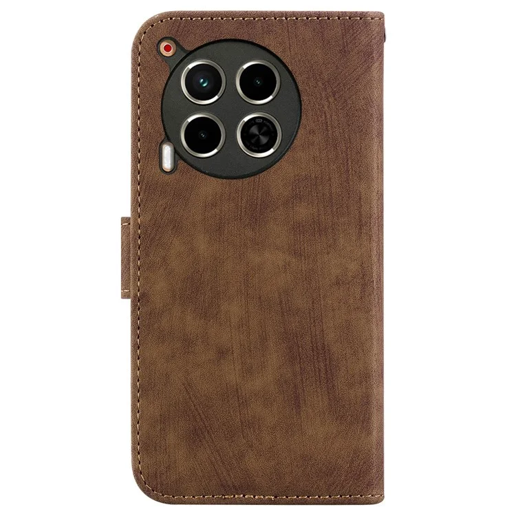 Для TECNO Camon 30 4G / 30 5G Чехол-подставка Милый тигровый рисунок Кожаный бумажник Чехол для телефона - Коричневый