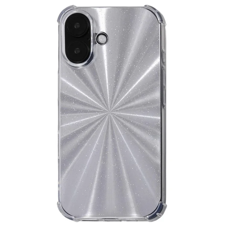 Für iPhone 16 Case TPU Stoßabsorbierende Handyhülle mit 4 Kartenfächern