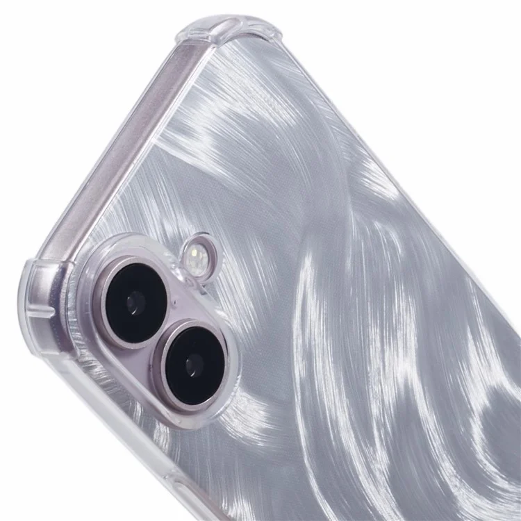 Für iPhone 16 Case TPU Stoßabsorbierende Handyhülle mit 4 Kartenfächern