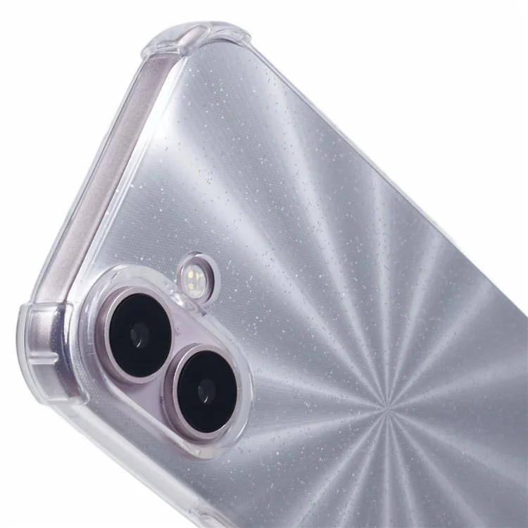 Für iPhone 16 Case TPU Stoßabsorbierende Handyhülle mit 4 Kartenfächern