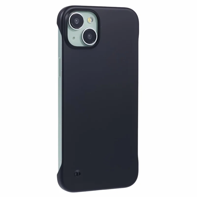 For iPhone 15 Plus Case Borderless Design PC Hard Phone Cover - Sort