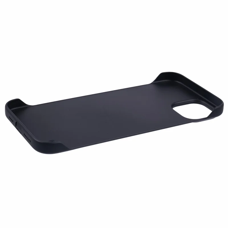 For iPhone 15 Plus Case Borderless Design PC Hard Phone Cover - Sort