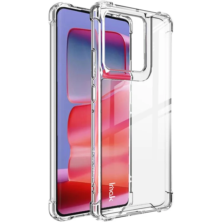 IMAK For Motorola Edge 50 Pro 5G Clear Case Shockproof Corners PC+TPU Phone Cover