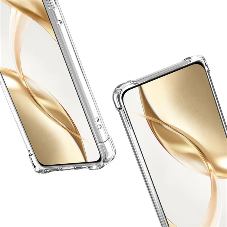 IMAK For Motorola Edge 50 Pro 5G Clear Case Shockproof Corners PC+TPU Phone Cover