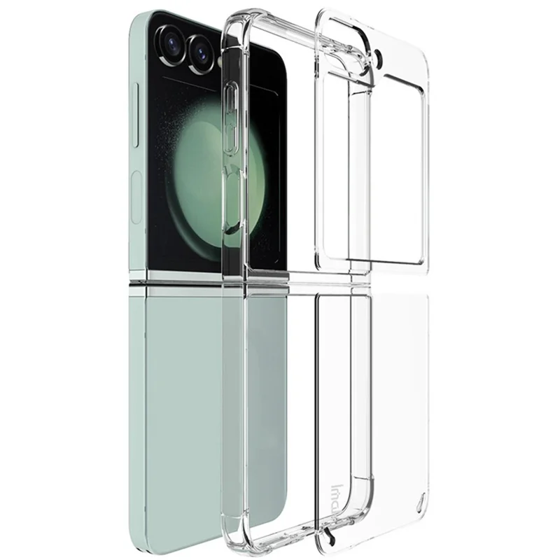 IMAK Für Samsung Galaxy Z Flip6 5G Klare Hülle PC+TPU Schutzhülle