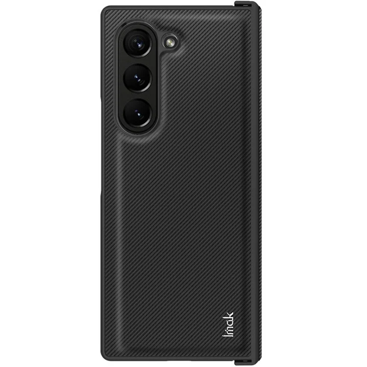IMAK Ruiyi-Serie für Samsung Galaxy Z Fold6 5G Hülle Carbon Fiber Leather+PC Cover